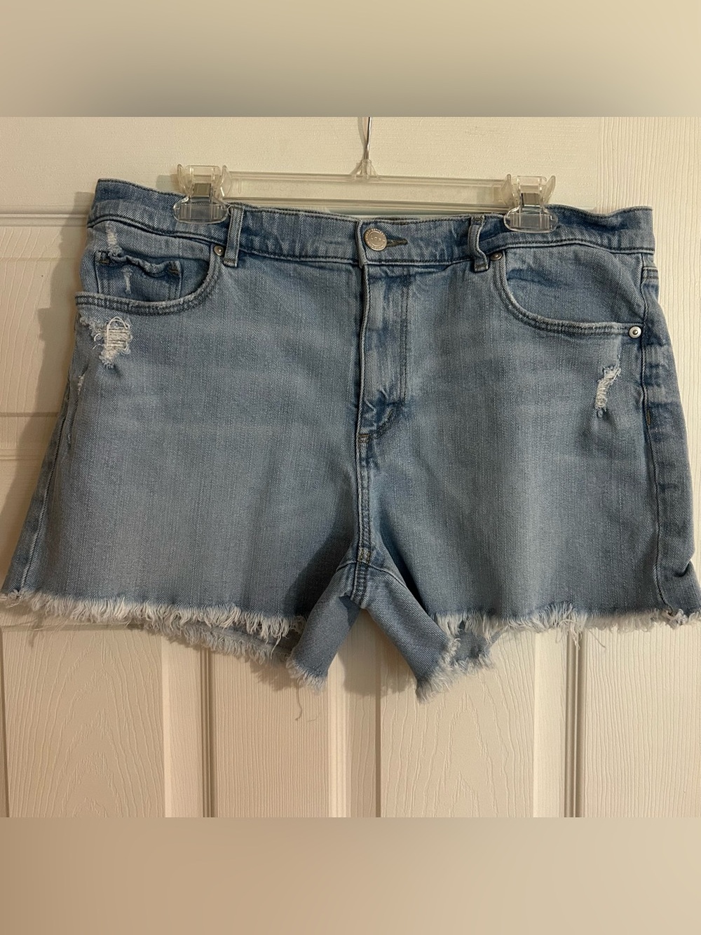 LOFT Light Wash Denim Jean Shorts
